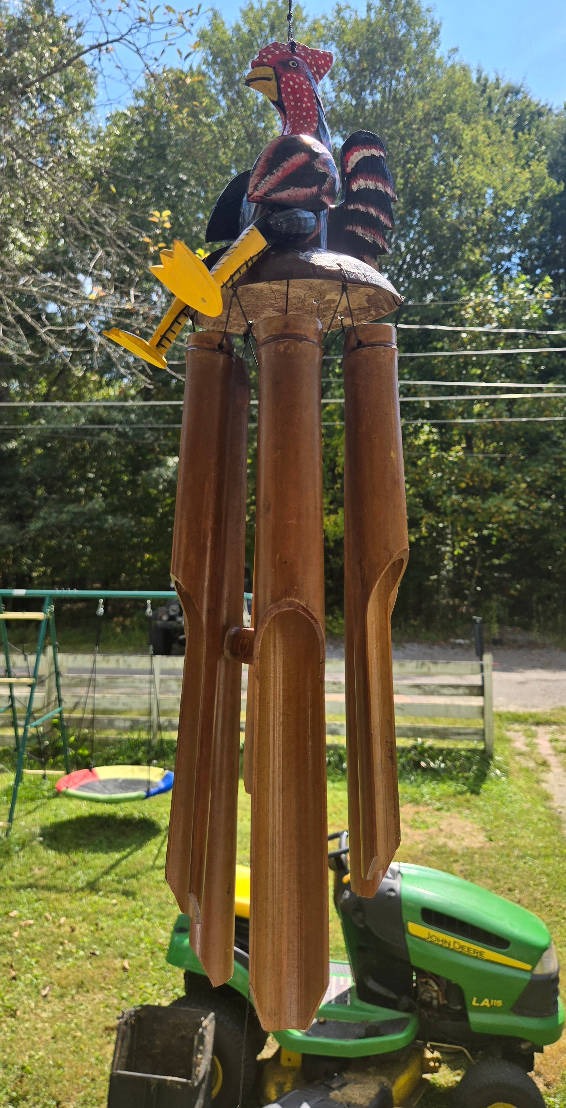 3D rooster windchime